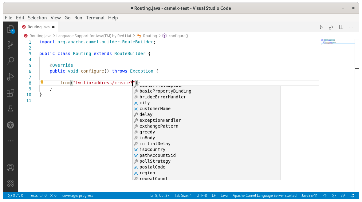 Completion for API properties Completion for API properties