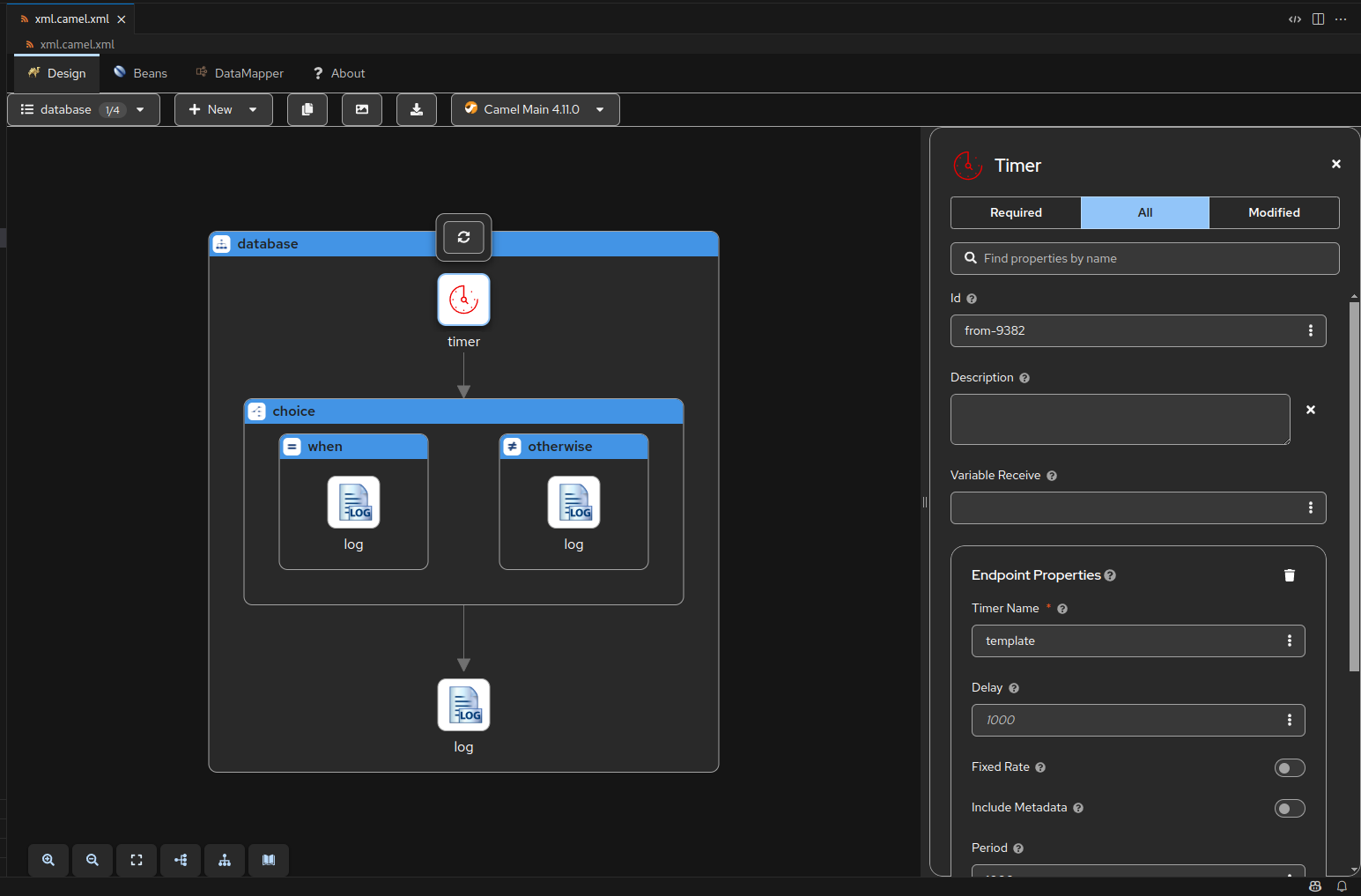 Kaoto dark mode